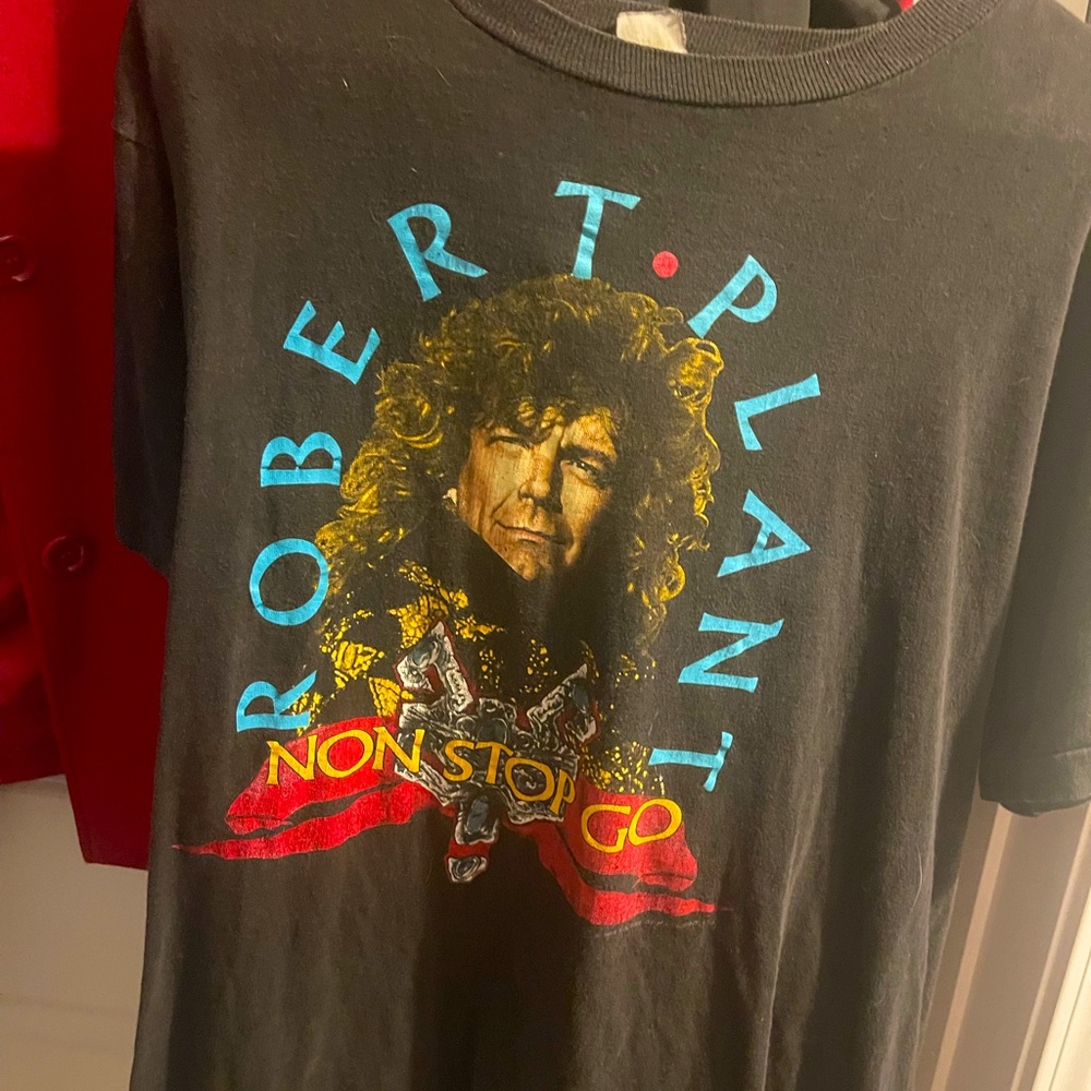 Robert Plant Non Stop Go 1988 concert tour shirt XL